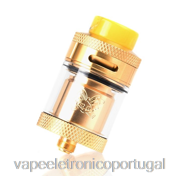 Vape Eletrônico Hellvape X Heathen Dead Coelho 25mm Rta Ouro